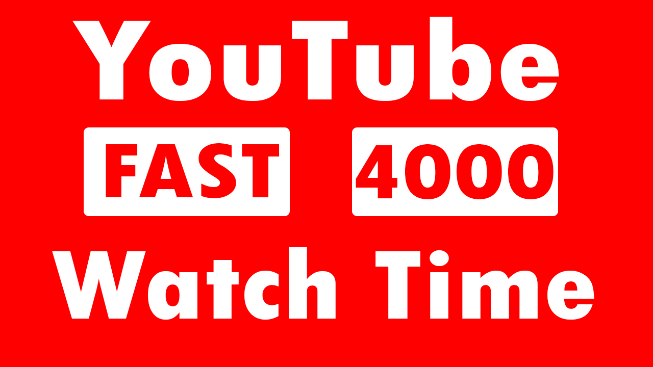 Tăng 4000 giờ xem Youtube