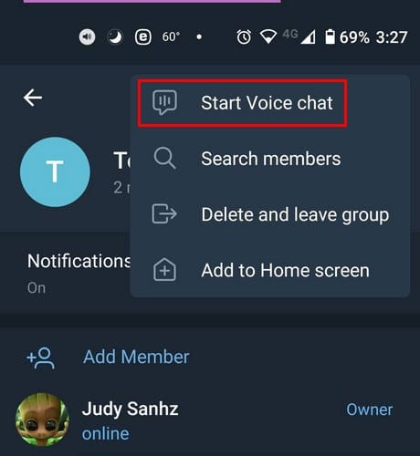 Bắt đầu sử dụng VoiceChat trên Group